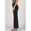 image:imageDEAR JOHN Fiona Wide Leg Jeans for Women High Rise Full Length Raw Cut Hem  Black Arrow  31