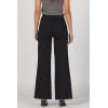 image:imageDEAR JOHN Fiona Wide Leg Jeans for Women High Rise Full Length Raw Cut Hem  Black Arrow  31