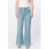 image:imageDEAR JOHN Fiona Wide Leg Womens Jeans High Rise Highwaisted Denim Classic Fit Full Inseam Raw Cut HemBlue Mint