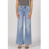 image:imageDEAR JOHN Fiona Wide Leg Womens Jeans High Rise Highwaisted Denim Classic Fit Full Inseam Raw Cut HemBluewood