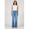 image:imageDEAR JOHN Fiona Wide Leg Womens Jeans High Rise Highwaisted Denim Classic Fit Full Inseam Raw Cut HemFog Sky