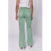 image:imageDEAR JOHN Fiona Wide Leg Womens Jeans High Rise Highwaisted Denim Classic Fit Full Inseam Raw Cut HemIceberg Green