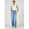 image:imageDEAR JOHN Fiona Wide Leg Womens Jeans High Rise Highwaisted Denim Classic Fit Full Inseam Raw Cut HemLondon