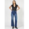 image:imageDEAR JOHN Fiona Wide Leg Womens Jeans High Rise Highwaisted Denim Classic Fit Full Inseam Raw Cut HemMarsha