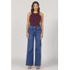 image:imageDEAR JOHN Fiona Wide Leg Womens Jeans High Rise Highwaisted Denim Classic Fit Full Inseam Raw Cut HemMidtown