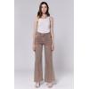 image:imageDEAR JOHN Fiona Wide Leg Womens Jeans High Rise Highwaisted Denim Classic Fit Full Inseam Raw Cut HemMink