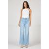 image:imageDEAR JOHN Fiona Wide Leg Womens Jeans High Rise Highwaisted Denim Classic Fit Full Inseam Raw Cut HemMirny