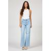 image:imageDEAR JOHN Fiona Wide Leg Womens Jeans High Rise Highwaisted Denim Classic Fit Full Inseam Raw Cut HemMirny