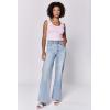 image:imageDEAR JOHN Fiona Wide Leg Womens Jeans High Rise Highwaisted Denim Classic Fit Full Inseam Raw Cut HemMontilla