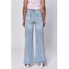 image:imageDEAR JOHN Fiona Wide Leg Womens Jeans High Rise Highwaisted Denim Classic Fit Full Inseam Raw Cut HemMontilla