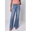 image:imageDEAR JOHN Fiona Wide Leg Womens Jeans High Rise Highwaisted Denim Classic Fit Full Inseam Raw Cut HemNatal