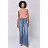 image:imageDEAR JOHN Fiona Wide Leg Womens Jeans High Rise Highwaisted Denim Classic Fit Full Inseam Raw Cut HemNatal