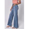 image:imageDEAR JOHN Fiona Wide Leg Womens Jeans High Rise Highwaisted Denim Classic Fit Full Inseam Raw Cut HemNatal