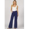 image:imageDEAR JOHN Fiona Wide Leg Womens Jeans High Rise Highwaisted Denim Classic Fit Full Inseam Raw Cut HemNaval Academy
