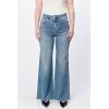 image:imageDEAR JOHN Fiona Wide Leg Womens Jeans High Rise Highwaisted Denim Classic Fit Full Inseam Raw Cut HemNorway
