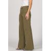 image:imageDEAR JOHN Fiona Wide Leg Womens Jeans High Rise Highwaisted Denim Classic Fit Full Inseam Raw Cut HemOlive Branch