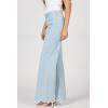 image:imageDEAR JOHN Fiona Wide Leg Womens Jeans High Rise Highwaisted Denim Classic Fit Full Inseam Raw Cut HemRailroad Stripes