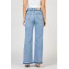 image:imageDEAR JOHN Fiona Wide Leg Womens Jeans High Rise Highwaisted Denim Classic Fit Full Inseam Raw Cut HemSavannah