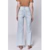 image:imageDEAR JOHN Fiona Wide Leg Womens Jeans High Rise Highwaisted Denim Classic Fit Full Inseam Raw Cut HemSeaside