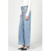 image:imageDEAR JOHN Fiona Wide Leg Womens Jeans High Rise Highwaisted Denim Classic Fit Full Inseam Raw Cut HemSparkle