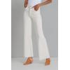image:imageDEAR JOHN Fiona Wide Leg Womens Jeans High Rise Highwaisted Denim Classic Fit Full Inseam Raw Cut HemWheat