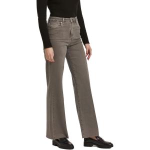 image:imageDEAR JOHN Fiona Wide Leg Womens Jeans High Rise Highwaisted Denim Classic Fit Full Inseam Raw Cut HemGraphite