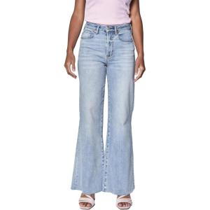 image:imageDEAR JOHN Fiona Wide Leg Womens Jeans High Rise Highwaisted Denim Classic Fit Full Inseam Raw Cut HemMontilla