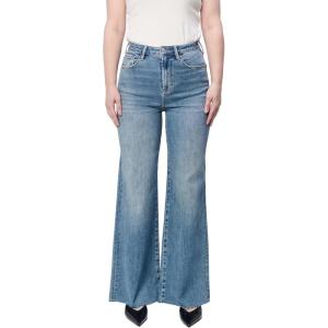 image:imageDEAR JOHN Fiona Wide Leg Womens Jeans High Rise Highwaisted Denim Classic Fit Full Inseam Raw Cut HemNorway