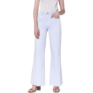 image:imageDEAR JOHN Fiona Wide Leg Womens Jeans High Rise Highwaisted Denim Classic Fit Full Inseam Raw Cut HemSkyway