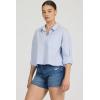 image:imageDEAR JOHN Adrianna Womens Oversized ShirtSkyway Cafe Stripe
