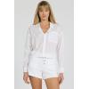 image:imageDEAR JOHN Adrianna Womens Oversized ShirtWhite
