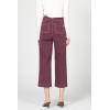 image:imageDEAR JOHN Audrey Wide Leg Jeans Womens High Rise Cropped Color Denim Comfort Stretch Clean HemFig