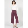 image:imageDEAR JOHN Audrey Wide Leg Jeans Womens High Rise Cropped Color Denim Comfort Stretch Clean HemFig