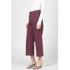 image:imageDEAR JOHN Audrey Wide Leg Jeans Womens High Rise Cropped Color Denim Comfort Stretch Clean HemFig