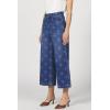 image:imageDEAR JOHN Audrey Wide Leg Jeans Womens High Rise Cropped Color Denim Comfort Stretch Clean HemTulip Crest