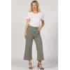 image:imageDEAR JOHN Audrey Wide Leg Jeans Womens High Rise Cropped Color Denim Comfort Stretch Clean HemVetiver