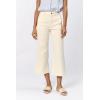 image:imageDEAR JOHN Audrey Wide Leg Jeans Womens High Rise Cropped Color Denim Comfort Stretch Clean HemWheat