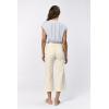 image:imageDEAR JOHN Audrey Wide Leg Jeans Womens High Rise Cropped Color Denim Comfort Stretch Clean HemWheat