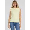 image:imageDEAR JOHN Bridget Womens Fitted Sleeveless Top TankPale Lime Yellow