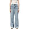 image:imageDEAR JOHN Audrey Wide Leg Jeans Womens High Rise Cropped Color Denim Comfort Stretch Clean HemZurie