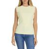 image:imageDEAR JOHN Bridget Womens Fitted Sleeveless Top TankPale Lime Yellow