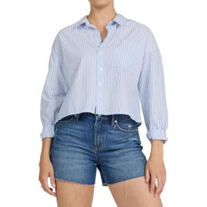 image:imageDEAR JOHN Adrianna Womens Oversized ShirtSkyway Cafe Stripe