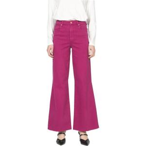 image:imageDEAR JOHN Fiona Wide Leg Womens Jeans High Rise Highwaisted Denim Classic Fit Full Inseam Clean HemBeaujolais