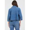 image:imageDEAR JOHN Cristo Oversized Cropped Denim Shirt Jacket for WomenMid Blue