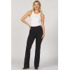 image:imageDEAR JOHN Mindy High Rise Clean Hem Flare Womens PantsBlack