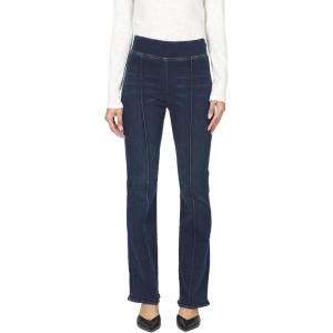 image:imageDEAR JOHN Mindy High Rise Clean Hem Flare Womens PantsPlush Blue
