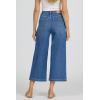 image:imageDEAR JOHN Audrey Womens Wide Leg Jeans High Rise CroppedAbbey Road