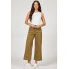 image:imageDEAR JOHN Audrey Womens Wide Leg Jeans High Rise CroppedMoss