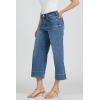 image:imageDEAR JOHN Audrey Womens Wide Leg Jeans High Rise CroppedPrenma