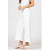 image:imageDEAR JOHN Audrey Womens Wide Leg Jeans High Rise CroppedWhite